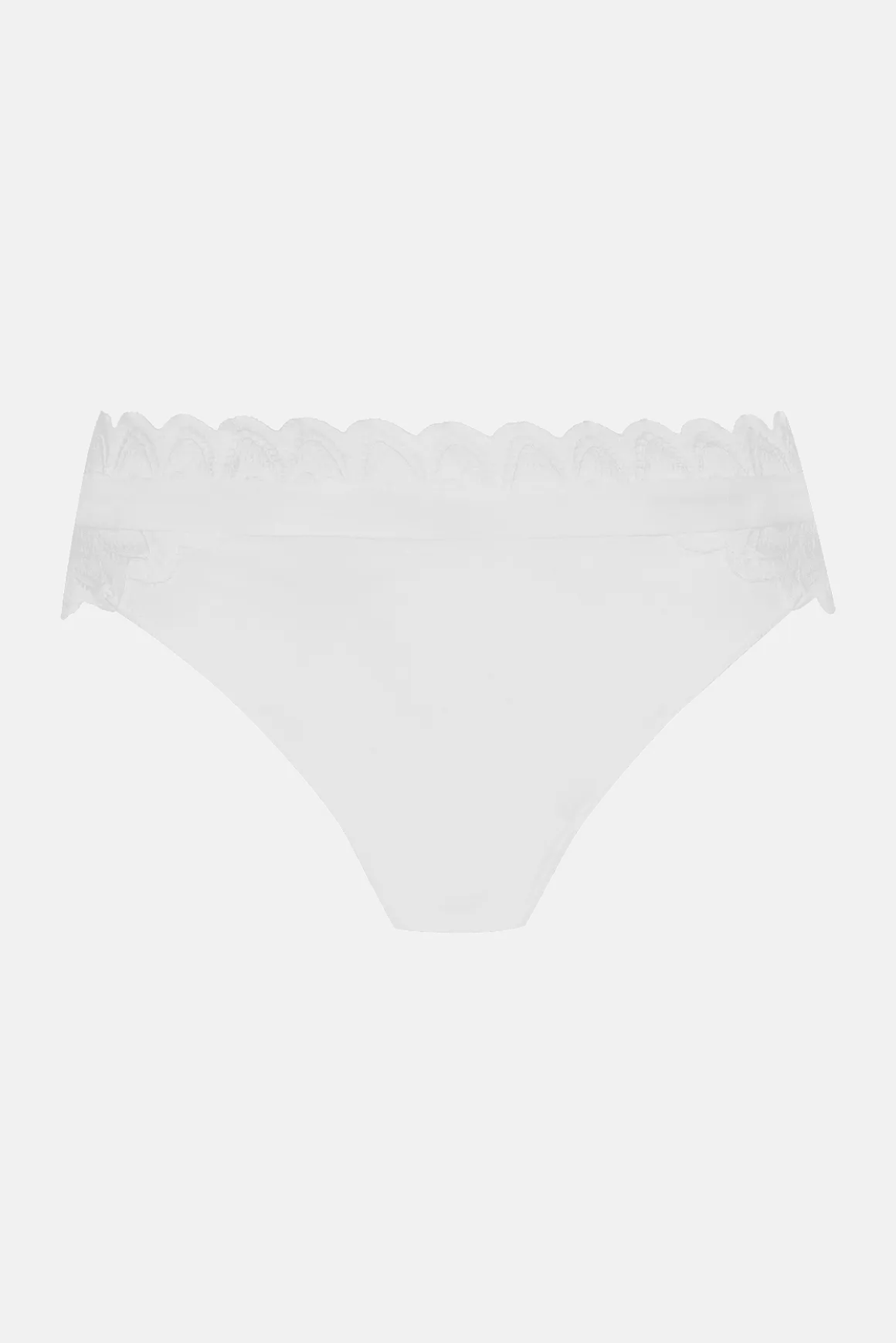Slip brésilien Dentelle Audacieuse - Blanc