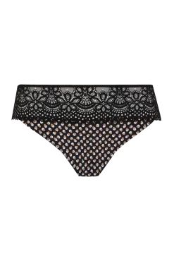 Slip brésilien dentelle et microfibre L'irrésistible - Bulles