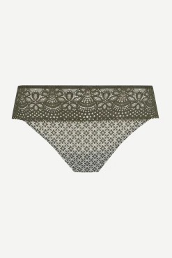Slip brésilien dentelle et microfibre L'irrésistible - Mosaique