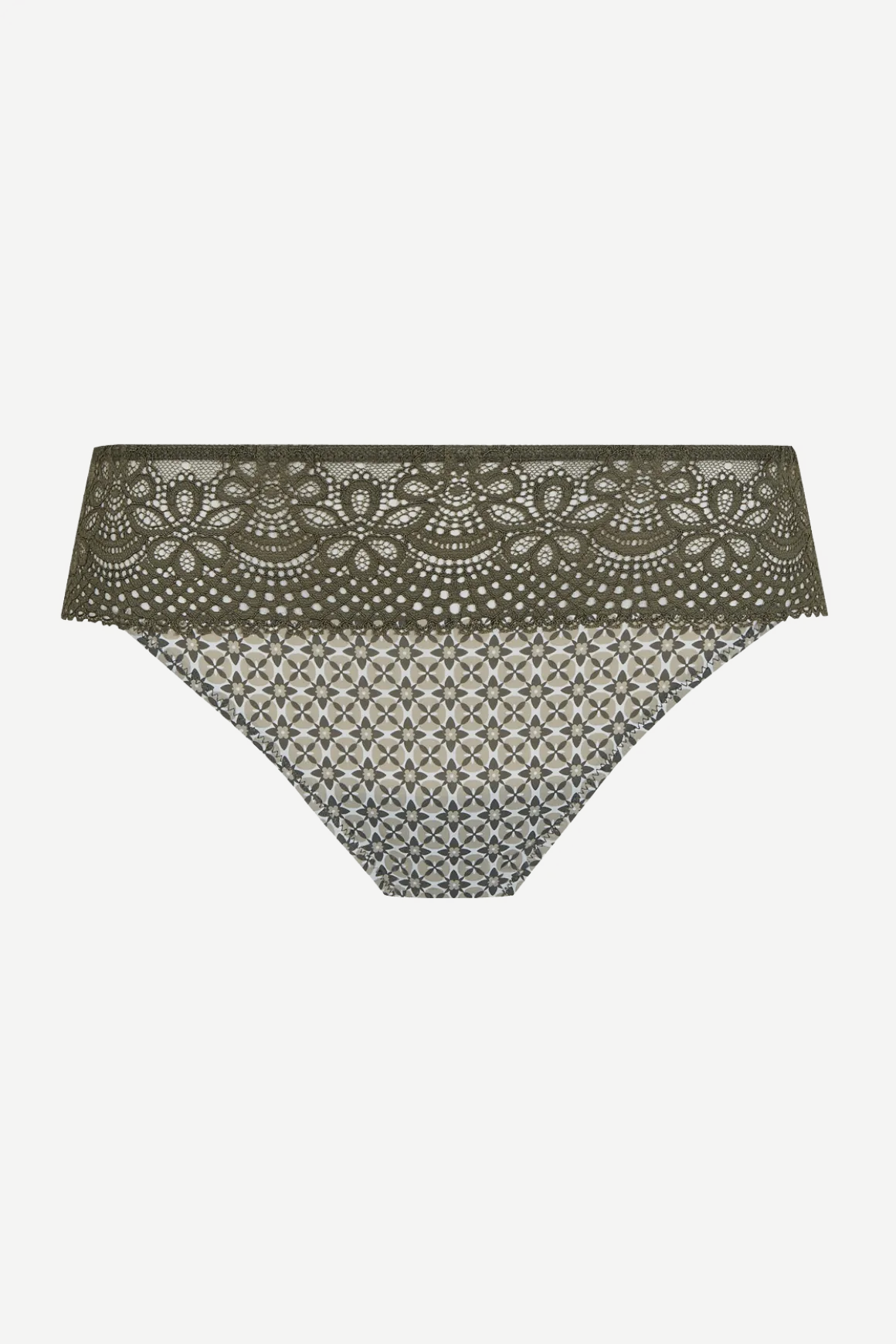 Slip brésilien dentelle et microfibre L'irrésistible - Mosaique