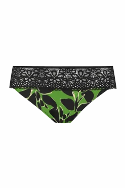 Slip brésilien dentelle et microfibre L'irrésistible - Botanique