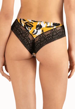 Slip brésilien dentelle et microfibre L'irrésistible - Esquisse