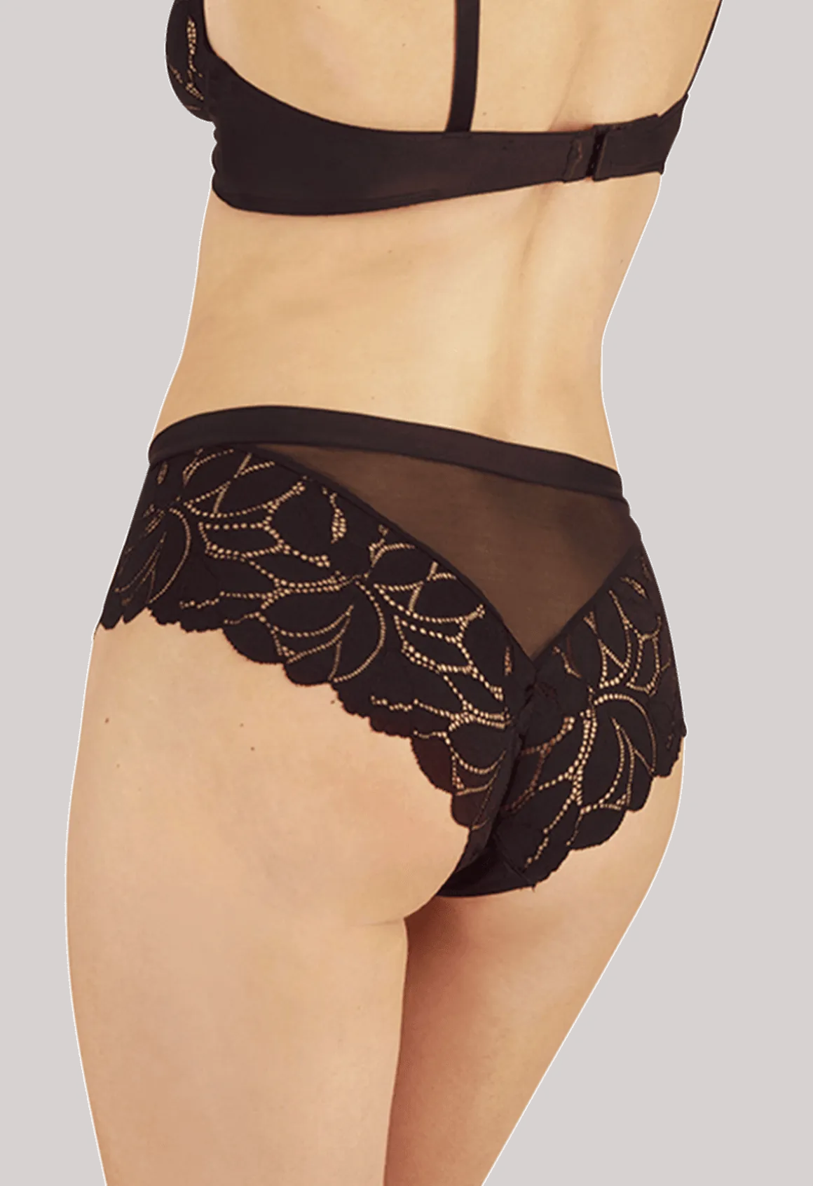 Slip brésilien Dentelle Prodigieuse - Noir