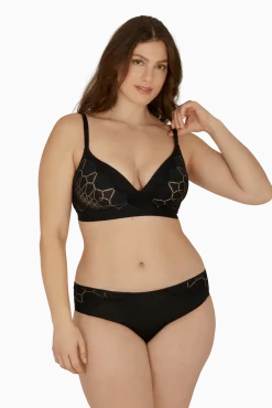 Slip brésilien Harmonie - Noir