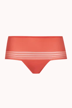 Slip Brésilien Invisible - Corail