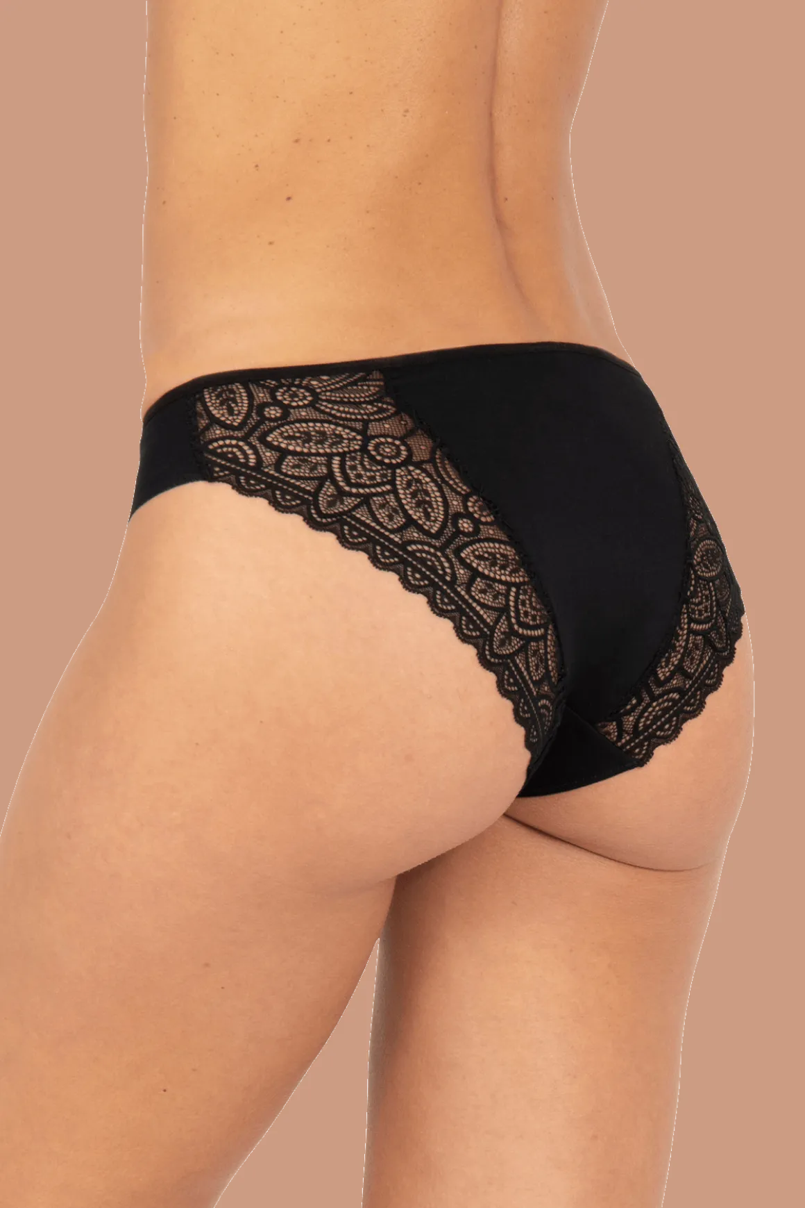 Slip Brésilien Modal Sensuel - Noir