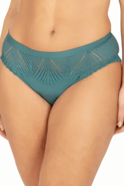 Slip Brésilien Muse - Vert paon