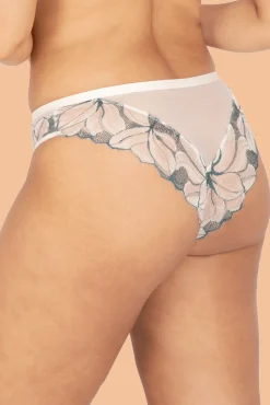 Slip Brésilien Nymphéas - Soie