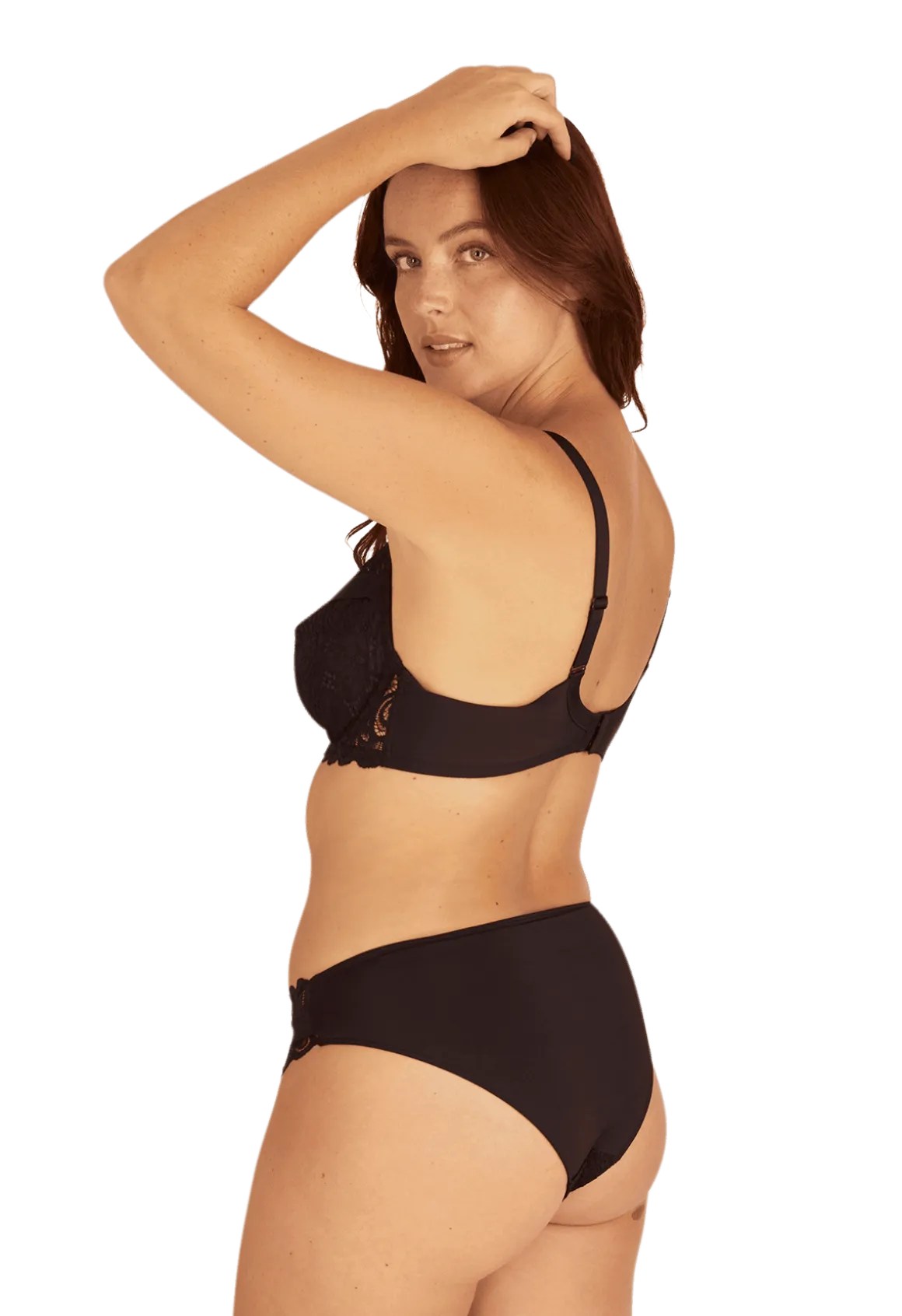 Slip Dentelle Audacieuse - Noir