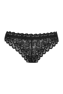 Slip Dentelle Audacieuse - Noir