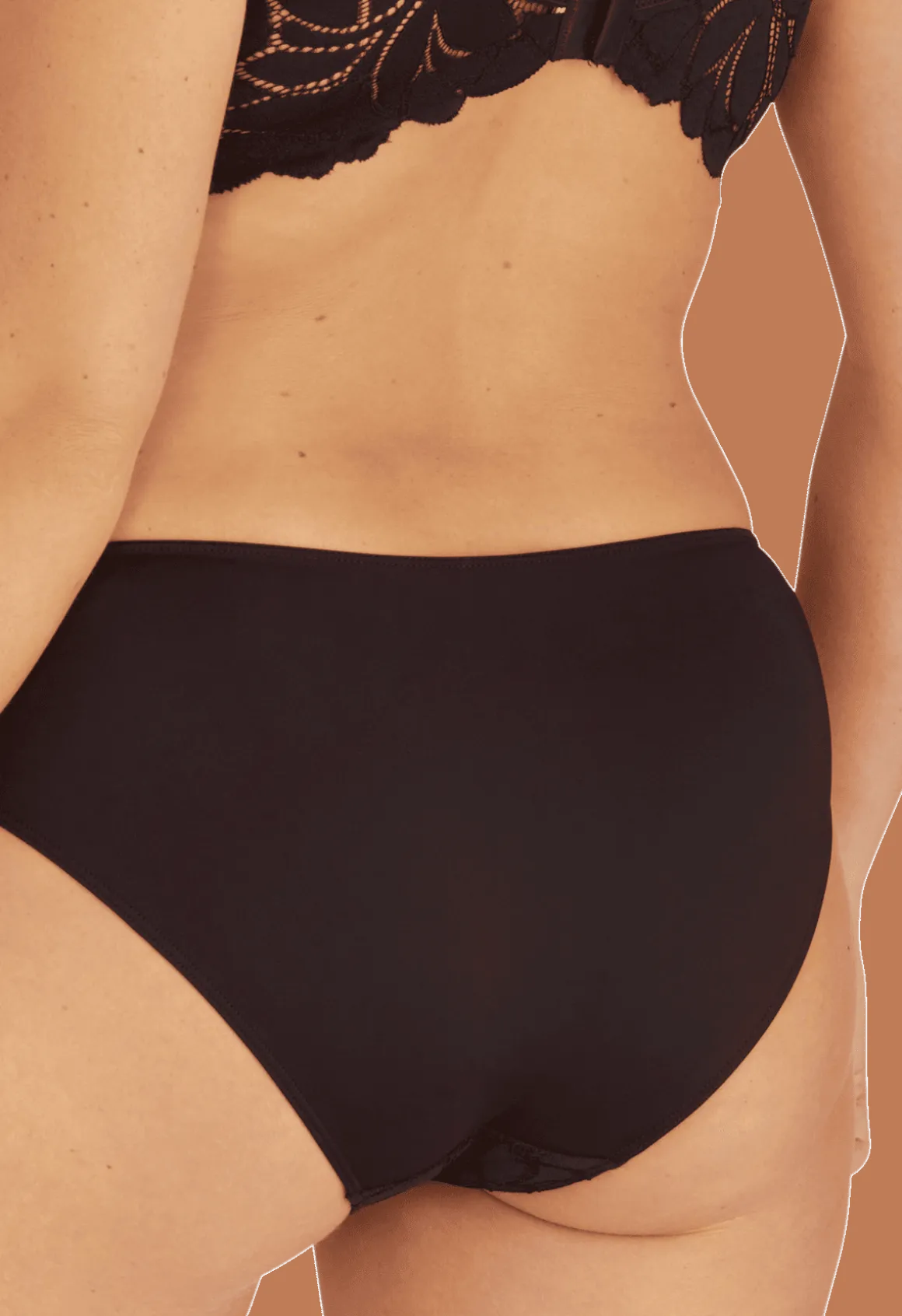 Slip Dentelle Prodigieuse - Noir
