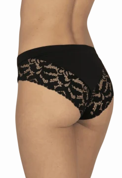 Slip en coton biologique Intimement Bio - Noir
