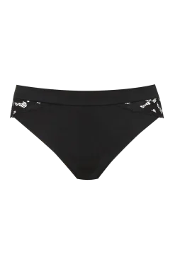 Slip en coton biologique Intimement Bio - Noir