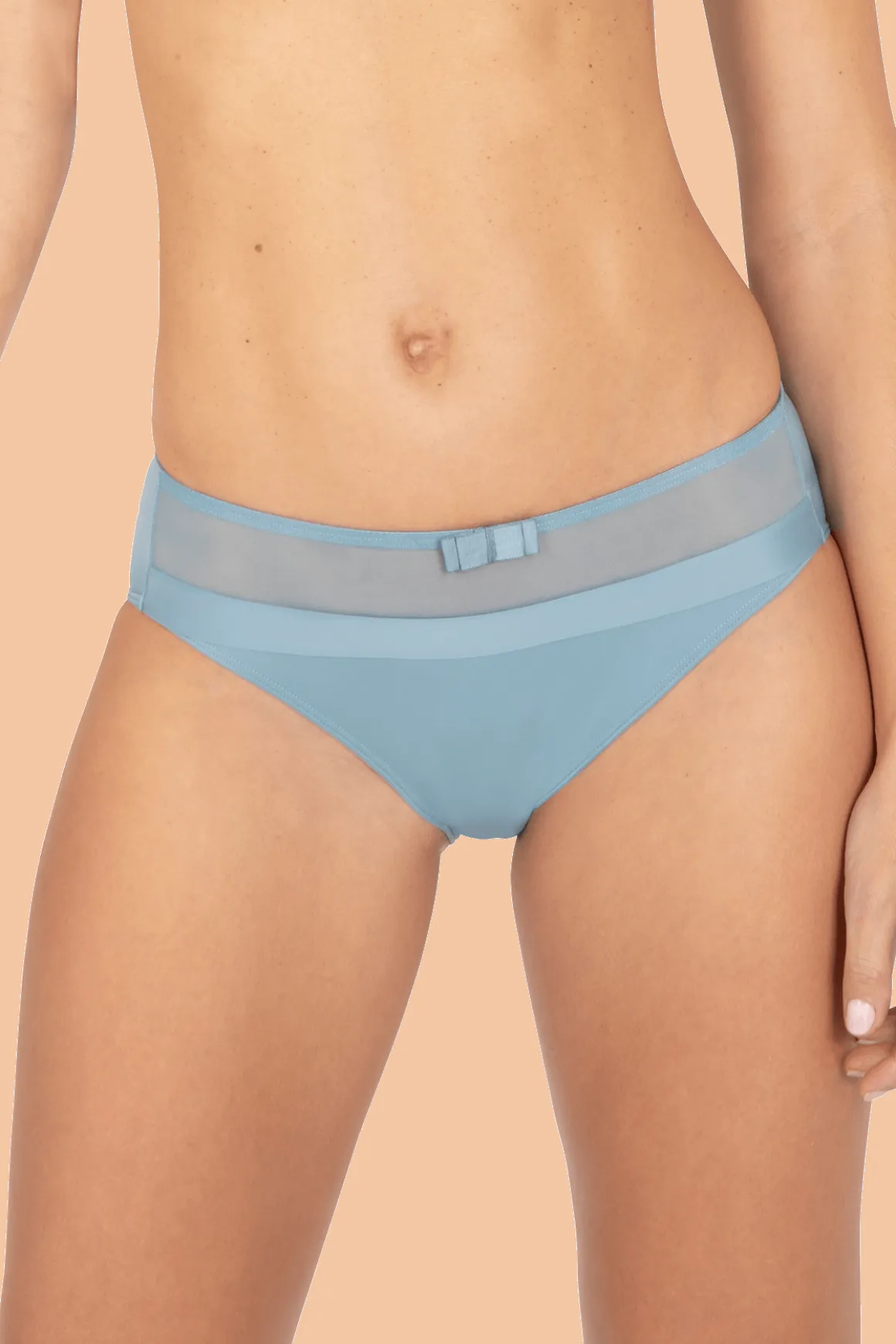 Slip Tulle Design - Bleu perle
