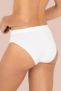 Slip Tulle Design Coton - Blanc naturel