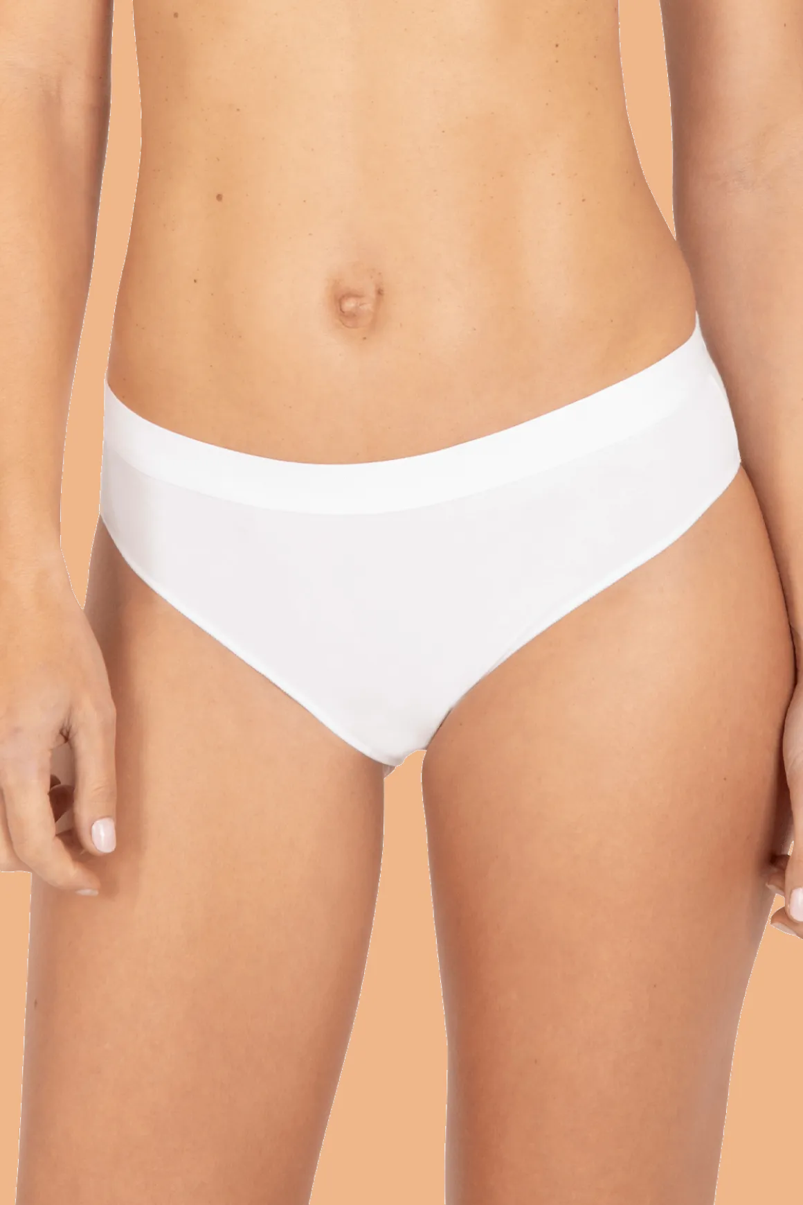 Slip Tulle Design Coton - Blanc naturel