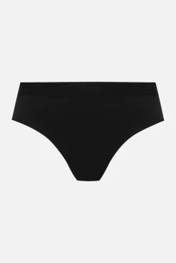 Slip Tulle Design Coton - Noir