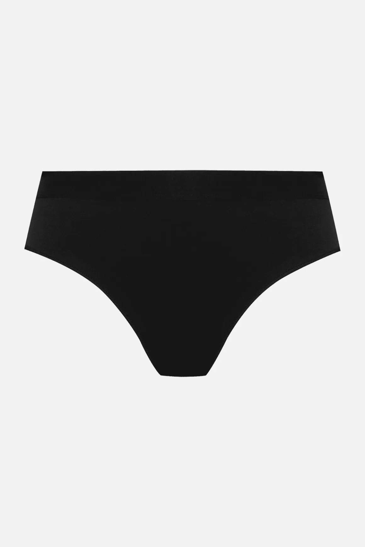 Slip Tulle Design Coton - Noir