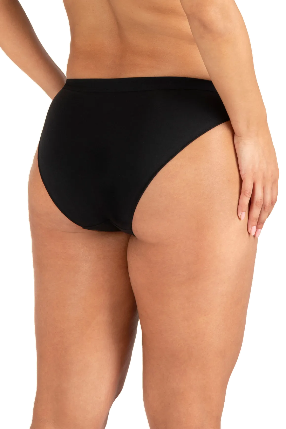 Slip Tulle Design Coton - Noir