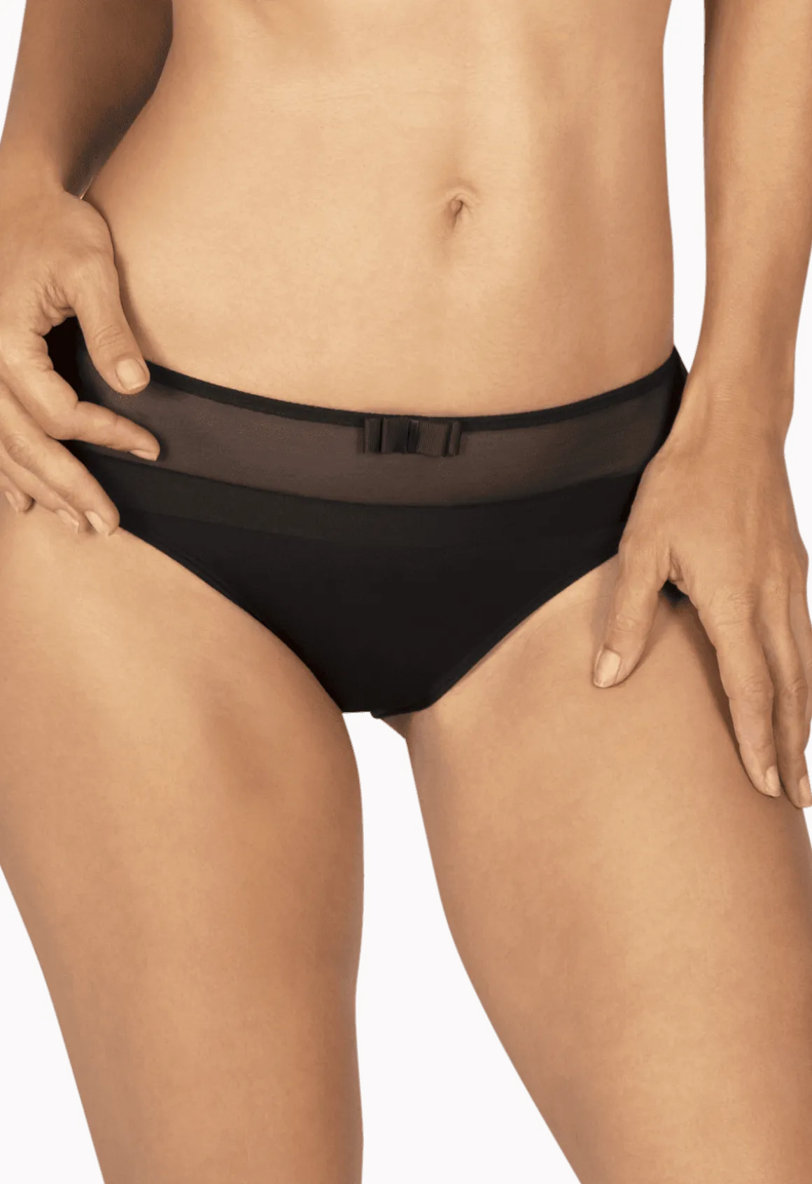 Slip Tulle Design - Noir
