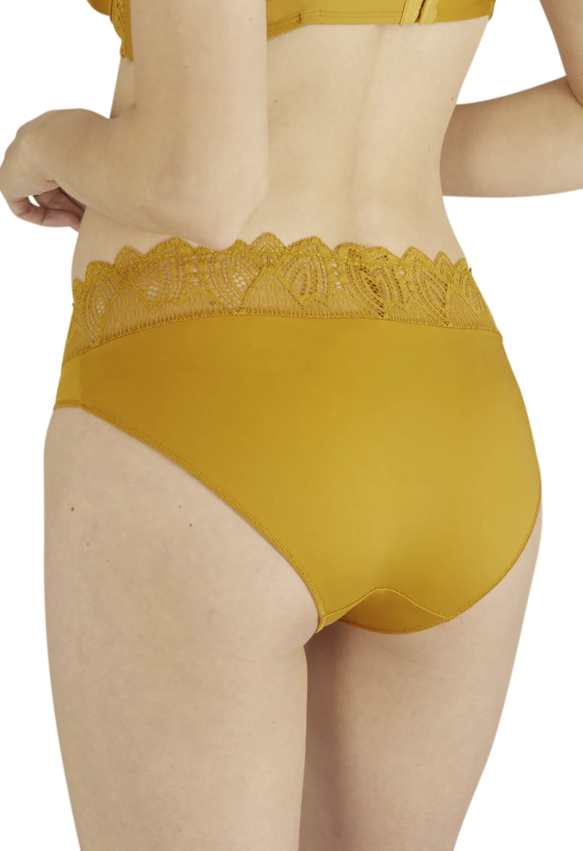 Slip Vertige Drapé - Ocre