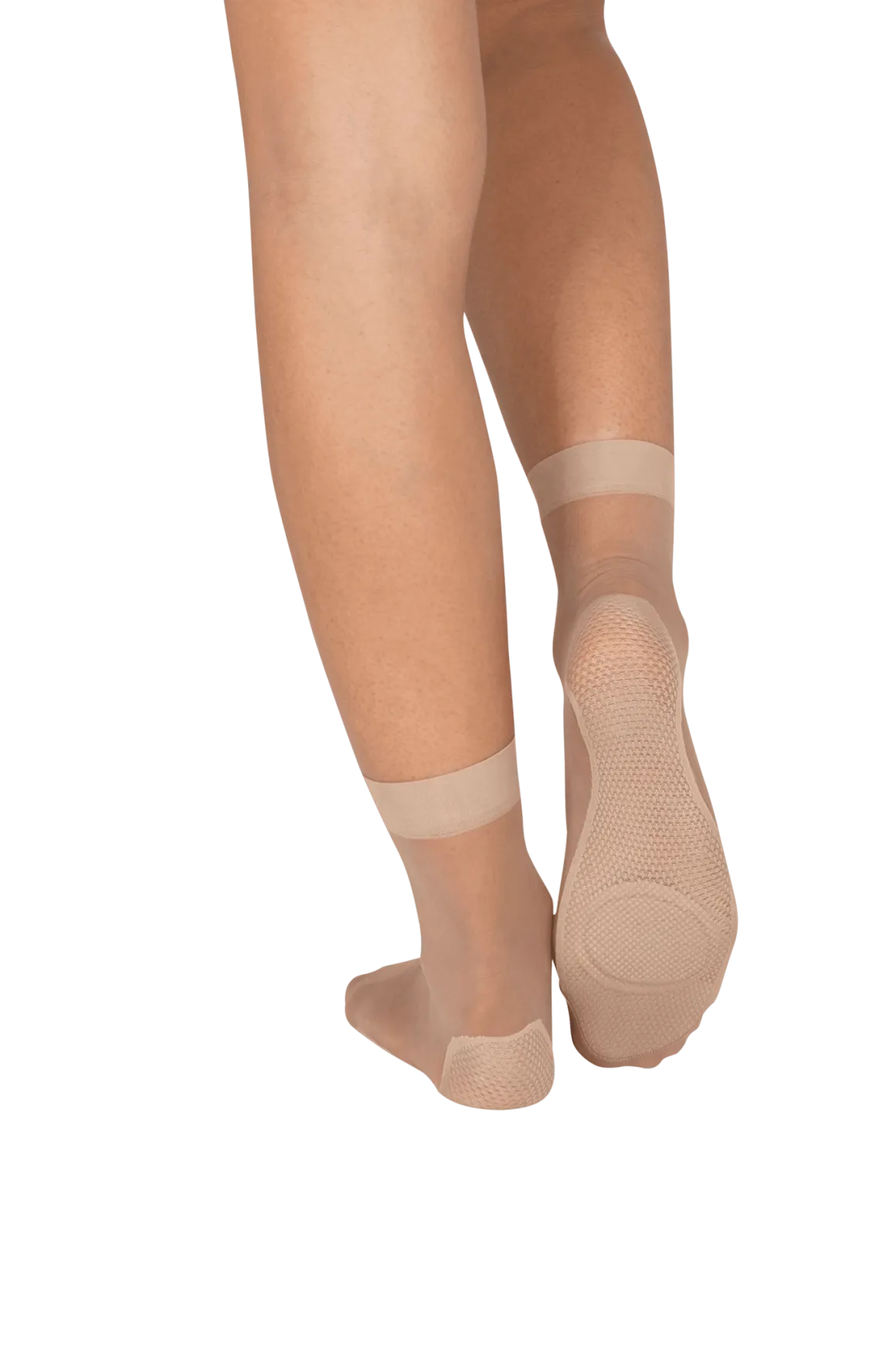 Socquettes Transparentes Bien-Etre des Pieds 19D Well Infini Confort - Beige medium