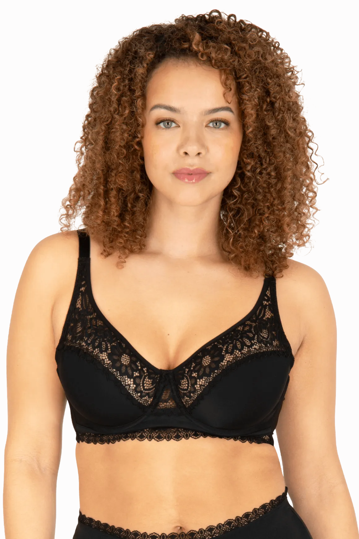 Soutien-gorge à armatures dentelle Well Allure L'Elégante - Noir