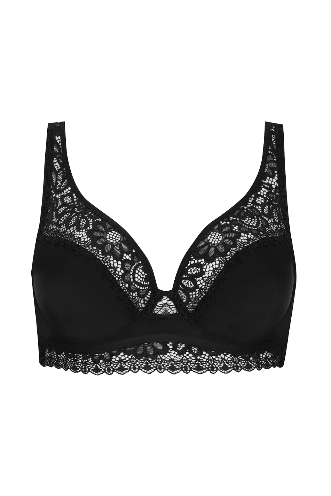 Soutien-gorge à armatures dentelle Well Allure L'Elégante - Noir