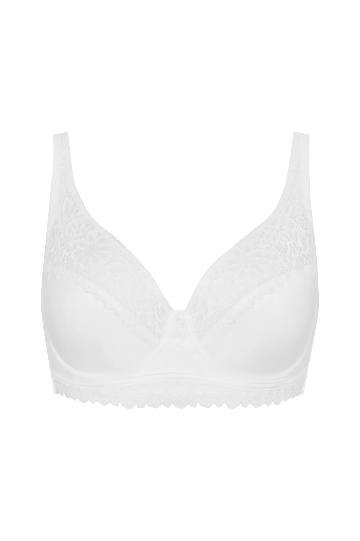 Soutien-gorge à armatures dentelle Well Allure L'Elégante - Blanc
