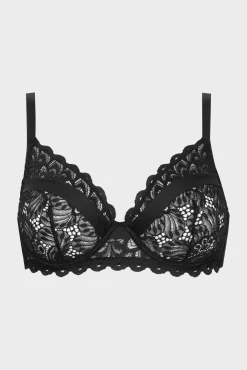 Soutien-gorge à armatures Dentelle Audacieuse - Noir