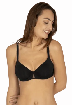 Soutien-gorge à armatures invisible Nuances - Noir