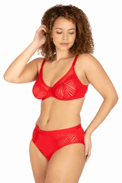 Soutien-gorge à armatures Muse - Rouge ardent