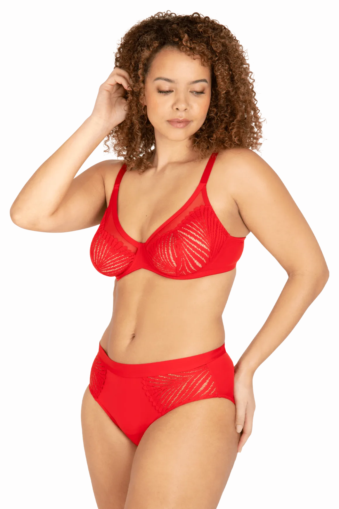 Soutien-gorge à armatures Muse - Rouge ardent