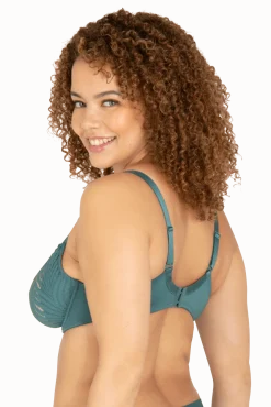 Soutien-gorge à armatures Muse - Vert paon