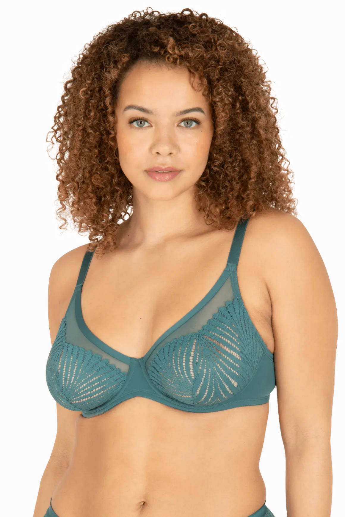 Soutien-gorge à armatures Muse - Vert paon