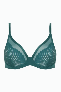 Soutien-gorge à armatures Muse - Vert paon