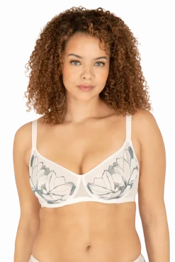 Soutien-gorge à armatures Nymphéas - Soie