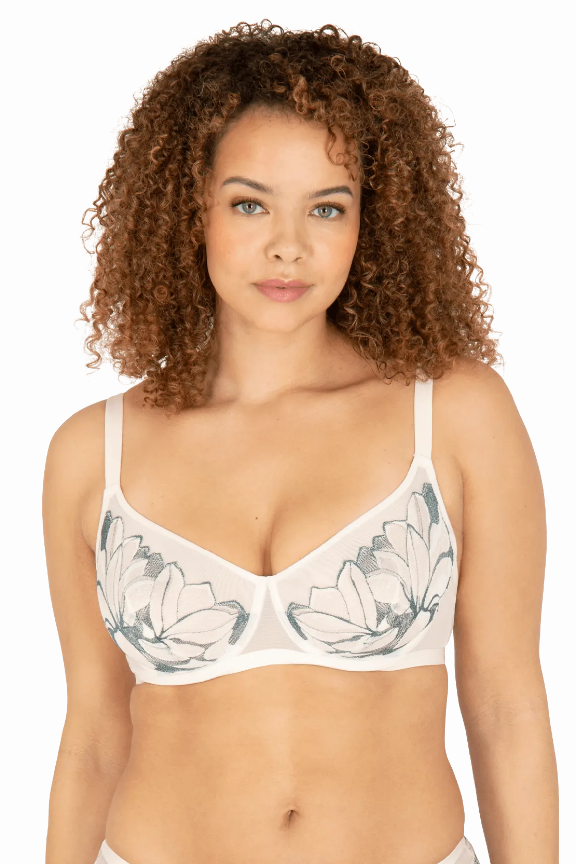 Soutien-gorge à armatures Nymphéas - Soie