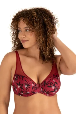 Soutien-gorge à armatures Tulle Design - Soleil levant