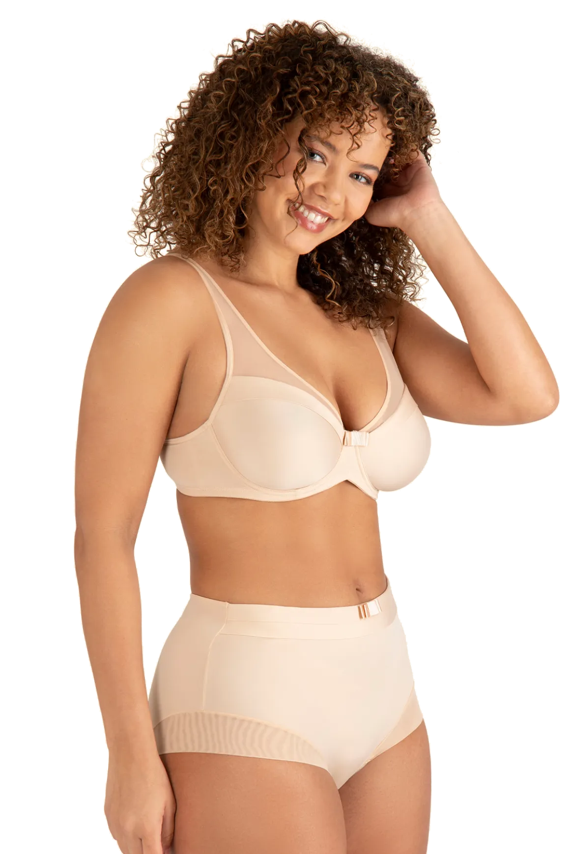Soutien-gorge à armatures Tulle Design - Nude