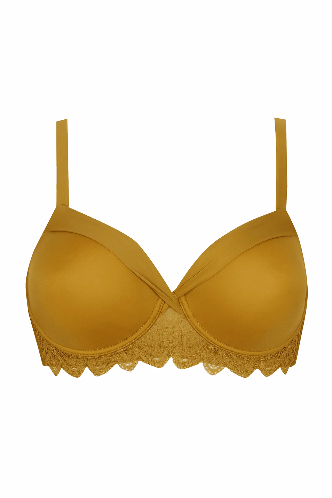 Soutien-gorge à armatures Vertige Drapé - Ocre
