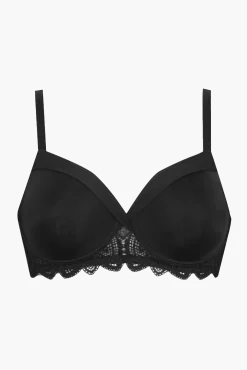 Soutien-gorge à armatures Vertige Drapé - Noir