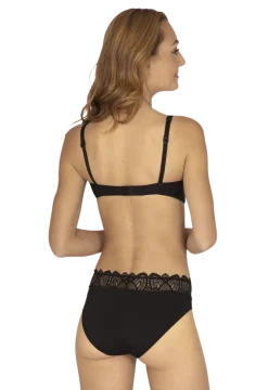 Soutien-gorge à armatures Vertige Drapé - Noir