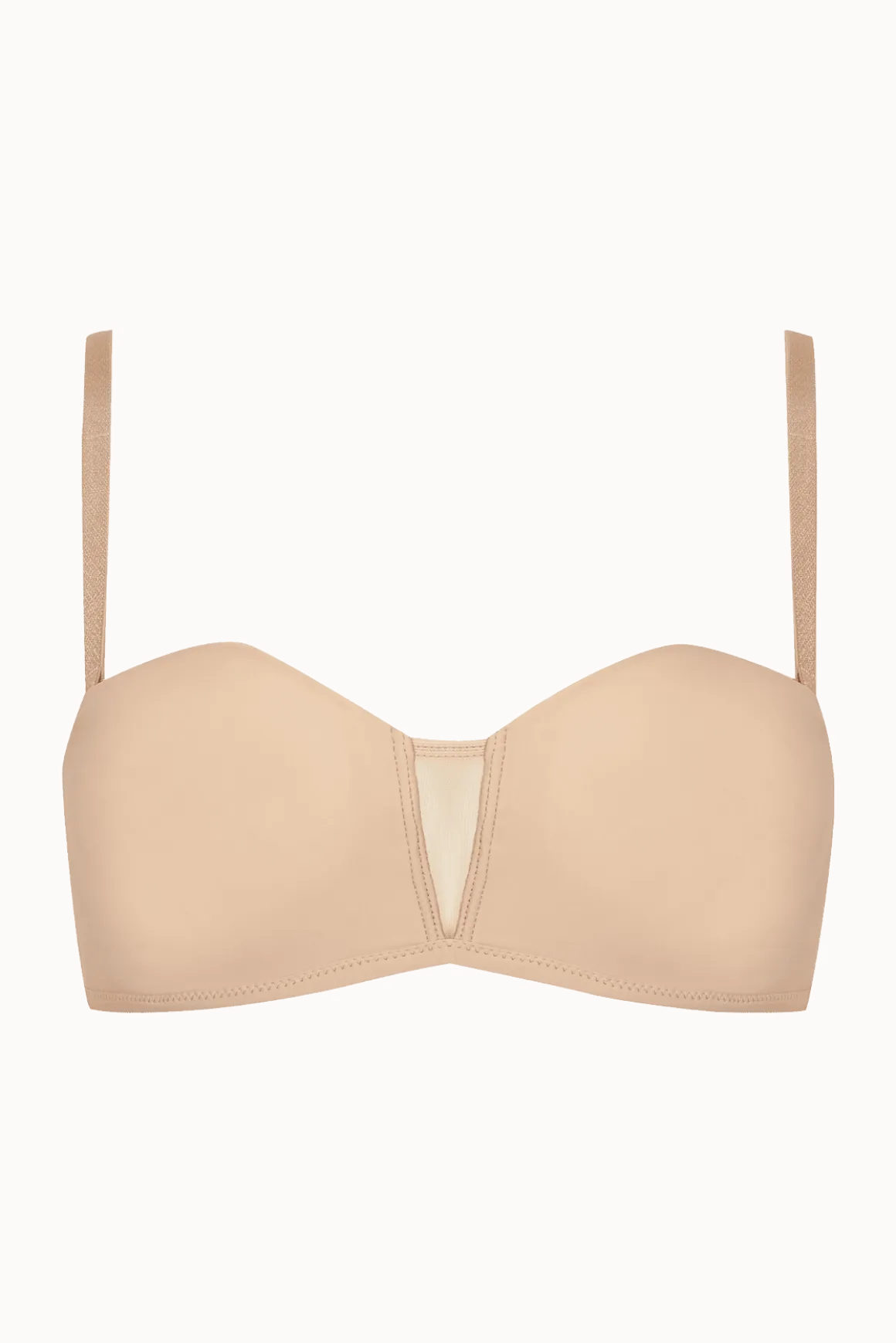 Soutien-gorge bandeau bretelles amovibles invisible Nuances - Nude