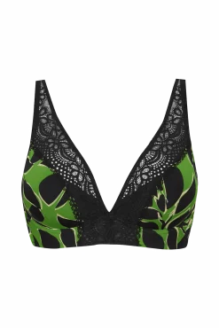 Soutien-gorge coques en dentelle et microfibre L'irrésistible - Botanique
