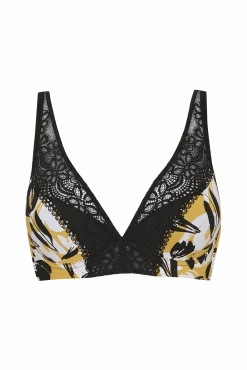 Soutien-gorge coques en dentelle et microfibre L'irrésistible - Esquisse
