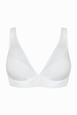 Soutien-gorge coques en dentelle et microfibre L'irrésistible - Blanc