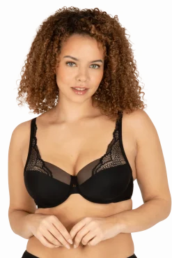 Soutien-gorge à coques Idylle - Noir