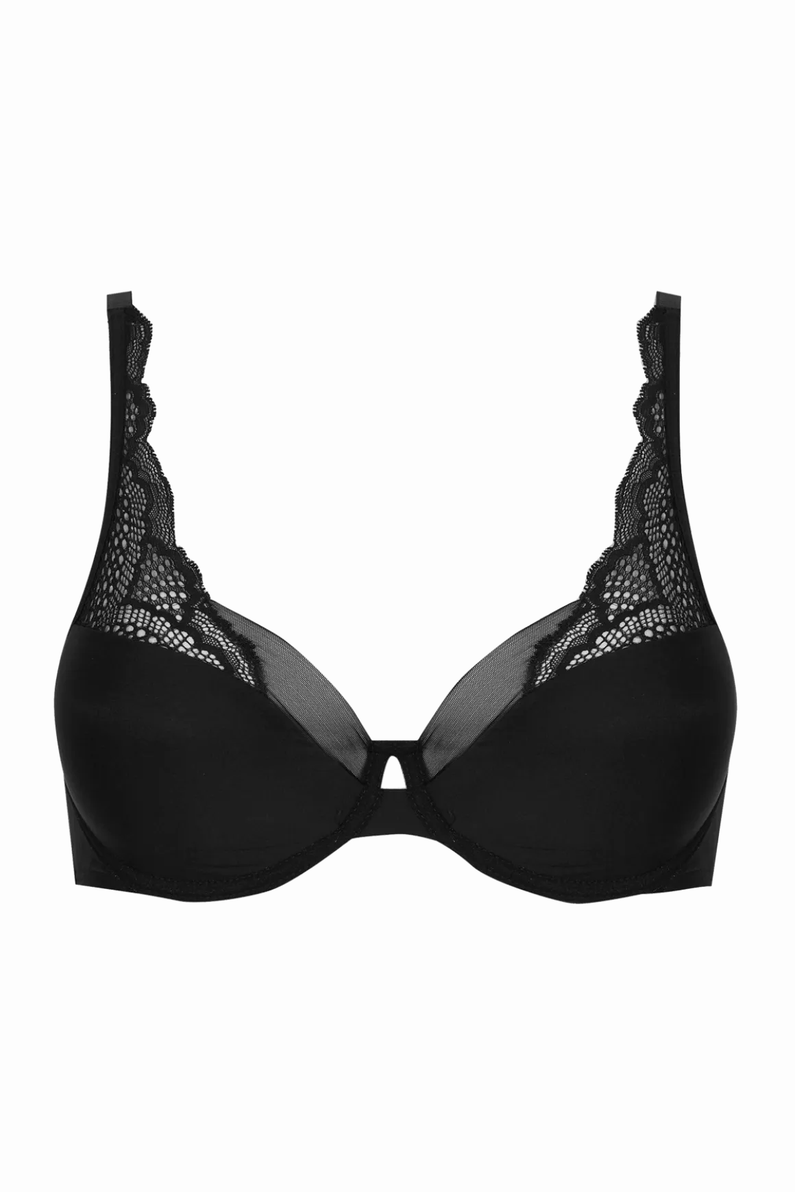 Soutien-gorge à coques Idylle - Noir