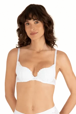 Soutien-gorge à coques Muse - Blanc